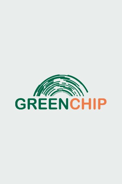Green chip logo